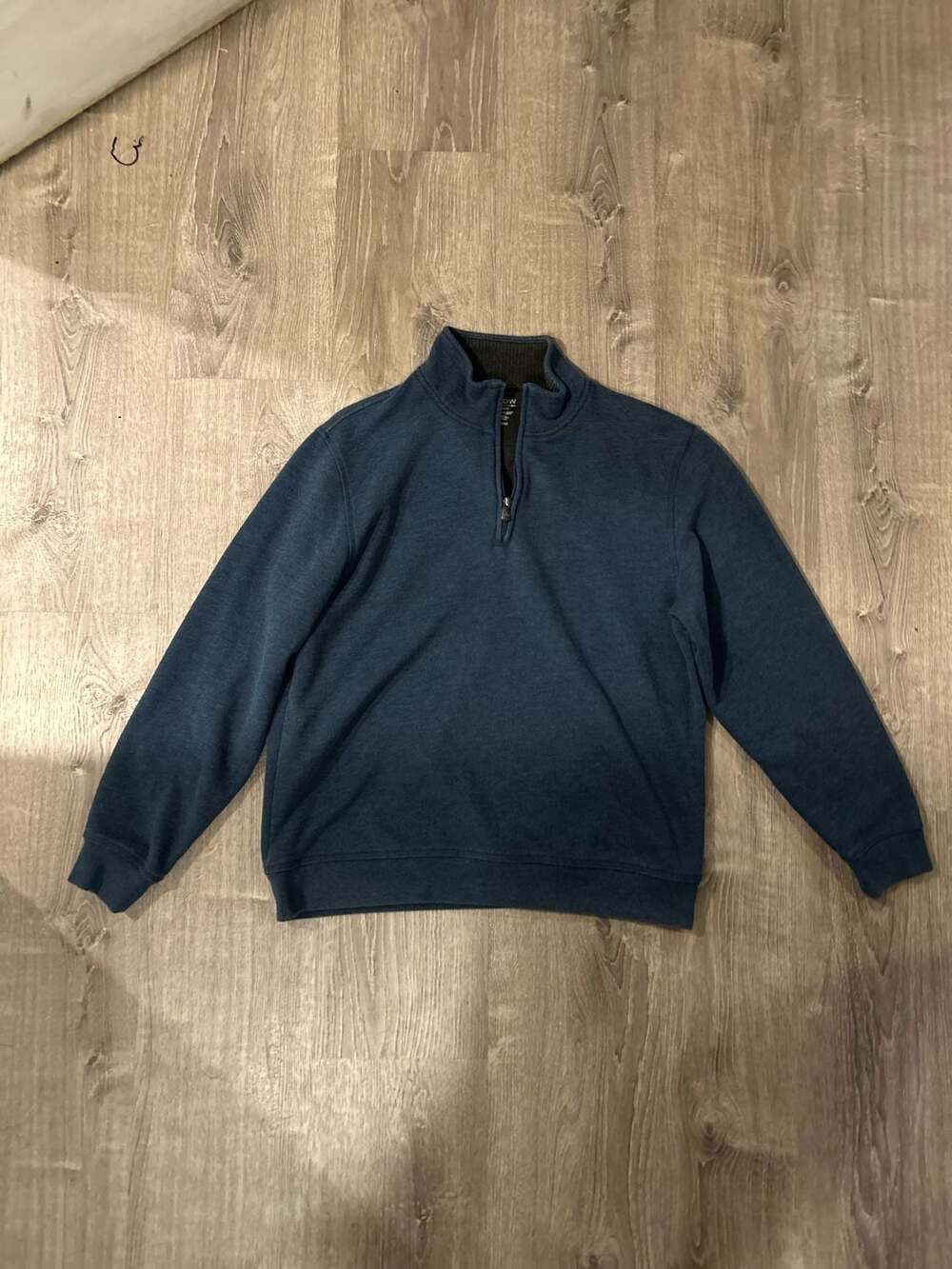 Arrow USA 1851 Men's Blue Quarter-Zip Pullover Sweater